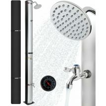 Arebos - Doccia Solare Doccia Giardino Doccia Piscina Esterna con Termometro 40 l incl. Copertina