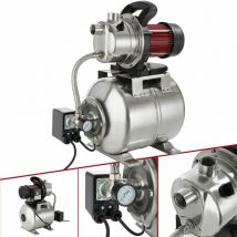 Canbolat Vertriebs Gmbh - arebos domestic waterworks 1200 watt delivery rate 3800 l/h delivery head 48 metres 19 l tank