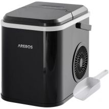 Eiswürfelmaschine 1,1L Icemaker Eiswürfelbereiter Eismaschine 12 kg - Arebos