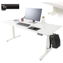 Arebos - höhenverstellbarer Schreibtisch elektrisch 180x80 cm mit Memory Funktion