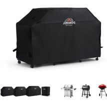 Arebos - Housse de barbecue - Housse de barbecue à gaz imperméable - Housse de protection pour barbecue - Housse de protection anti-poussière - 147 x