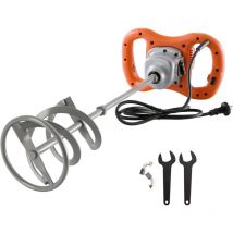 Mixeur de mortier Malaxeur à main Mélangeur Malaxeur 1200W - Arebos