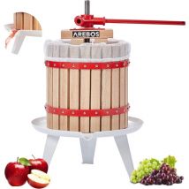 Presse à fruits 12 l Pressoir à vin Presse-pomme Broyeur à fruits - Arebos