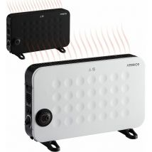 Riscaldatore Convettore 2000 w Riscaldatore Elettrico Nero - Arebos