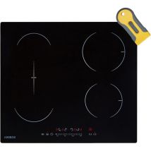 Arebos - Table de cuisson à induction Vitrocéramique Plaques de cuisson Autonome 7200 w 4 zones