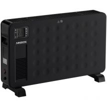 Arebos - Tragbarer Konvektor 2300 w Heizger t Heizk rper Heizung Elektro-Heizer Schwarz