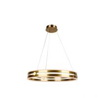 Arena - Lámpara de anillo led moderna latón 60 cm