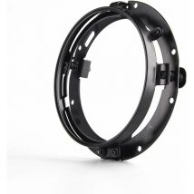 Noir Anneau de montage rond de 17,8 cm pour phare de moto/Street Glide