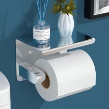 Linghhang - Porte Papier Toilette, Porte Papier Toilette Mural, Support Papier Toilette, Porte Rouleau Papier Toilette, Porte Papier Toilette avec