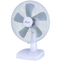 Argo - ginger- Ventilateur de table 40 cm Blanc
