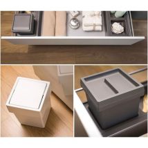 Gollinucci - Accessoire Tiroir Inférieur Argus 3 Trous Anthracite