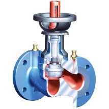 Ari Armaturen - ari Strangregulierventil v Astra 12020 dn 65, pn 65 EN-JL1040, Regulierkegel mit Weichdichtung