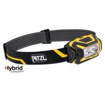 Lampada frontale compatta Petzl Aria 2 Waterproof - 450 lumen - Nero/giallo- Batteria o ricaricabile - E069CA00