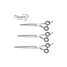 Tijera Ibáñez recta. 15.5 a 21 cm. Tijera Ibáñez recta 19 cm. para perros y gatos, peluquería canina - Aria