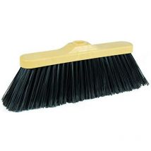 Home Prodcuts - cod. 114/P - Scopa 'Industriale' per Uso Esterno - Fibra Dura Piumata - Aricasa