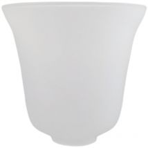 Paralume in vetro ariel 14x15cm opaco apertura 4,5cm