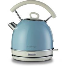 Bouilloire électrique 1,7L Acier bleu vintage - Ariete