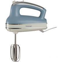 Ariete - 548/05 Retro Style Hand Mixer Electric Whisk, 5 Speed & Turbo Function, Eject Button, Vintage Style, Blue
