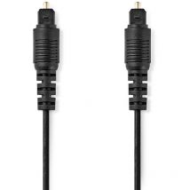 Optisches Audiokabel Toslink Stecker Toslink Stecker 300 M Rund Pvc Schwarz Etikett