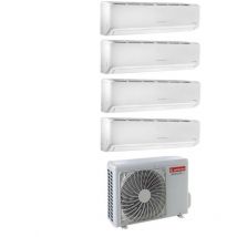 Ariston - cuatro split inverter aire acondicionado alys plus serie 9+9+12+12 con quad 110 xd0b-o r-32 wi-fi opcional 9000+9000+12000