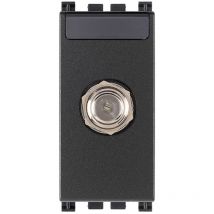 Connecteur femelle Type f Série Civile Vimar Arkè Gris Cod. 19318