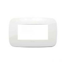 Arke' placca round 4 moduli bianco 19684.84 - Vimar