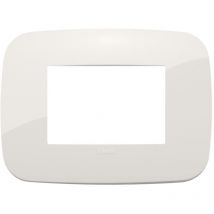 Vimar Arké Platte rund 3 Module Elfenbein – Technopolymer – 122mm Breite – 90mm Höhe – 8,5mm Tiefe