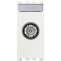 Arke' presa tv-rd-sat passante bianca 19300.10.b