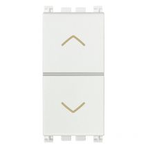 Arké deux boutons-poussoirs verrouillés no+no 10A blanc 19062.B - Vimar