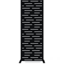 Arlberg Dekorplatte schwarz H.160cm Vollmuster