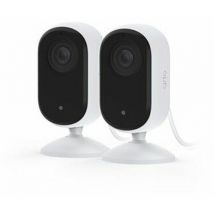 Arlo - ESSENTIAL2 2K indoor camera 2-PACK VMC3260-100EUS wlan IP-Kit videocamere sorveglianza con 2 camere 2688 x 1520 Pi