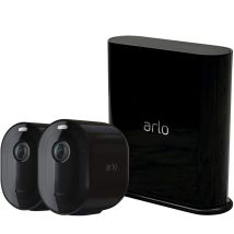 Pro3, 2 Telecamere Di Videosorveglianza Wi-fi 2k Hdr, Con Faro E Allarme, Visione Notturna A Colori, Audio, Interno Ed Esterno, Prova Secure Inclusa, 