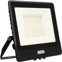 Arlux Lighting - Projecteur mural alto - 50W, 4000K, 4300lm, Noir - Détecteur ir