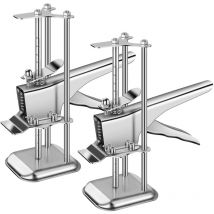 Memkey - Arm Hand Tool Jack 2 Pièces Precision Clamping Tool avec échelle Acier Inoxydable Arm Door Board Lifter Cabinet Jack pour Portes Fenêtres