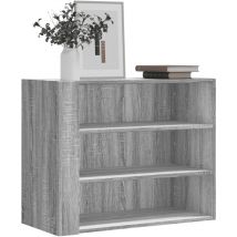 Avimac - Armadietto a Muro Grigio Sonoma 75x35x60 cm in Truciolato