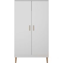 Armadio 2 ante Kubi bianco 55cm