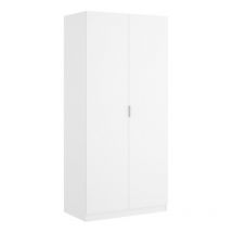Armadio 2 ante L81 cm Bianco - listowel