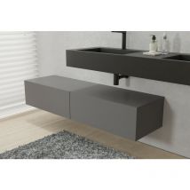Armadio base TLB150 - 150 x 43 x 28 cm - colore selezionabile Grigio morbido opaco