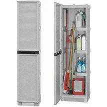 ARMADIO ARMADIETTO IN RESINA PORTASCOPE CM. 50x39x172h ARTPLAST C50/172PS