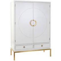 Mobile Da Cucina - Dekodonia - 120 X 50 X 175 Cm - Metallo Laccato - 1 Cassetto - Stile Moderno