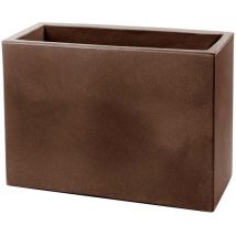 Fioriera rettangolare bronzo 115x50 cm h 50 mod. Schio cassa