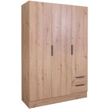 Armadio Espresso 3a+2c 119x46xh184 Cm Rov Artisan