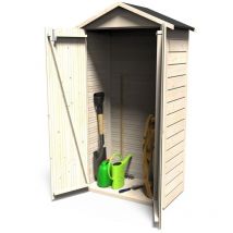 Décor Et Jardin - Armadio Legno 92x51 Alt 166 Casetta Spesso 12 mm Pavimento Attrezzi Lunghi Porta