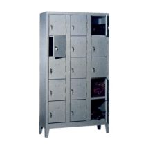 Armadio Metallo Acciaio Portaborse 15 Vani 101x50x180