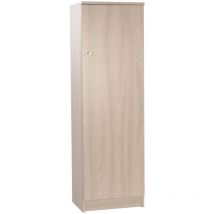 Armadio 1 Anta 150 Olmo Mobile con Ripiani Multiuso Bagno Salvaspazio Ufficio