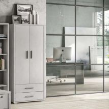 Mobile 2 ante 2 cassetti in kit 182 x 71 x 41 cm Ossido Bianco