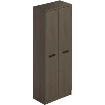 Webmarketpoint - Armadio scarpiera multiuso fango due ante con portascope cm h182x71x38