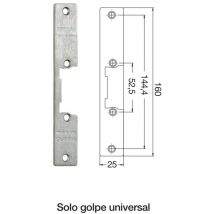 Placa Cuerpo Cierre Electrico Universal 25Mm Inox