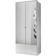Armario 2 puertas espejo - L91 cm