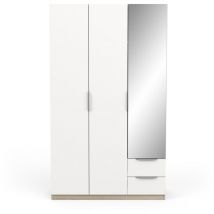 Demeyere - Armario 3 puertas, 2 cajones y 1 espejo Ghost - L119,4 cm